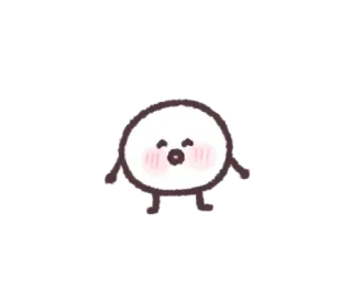 🌬 niedlich, sticker, kawaii, blob, einfach, cartoon telegram sticker