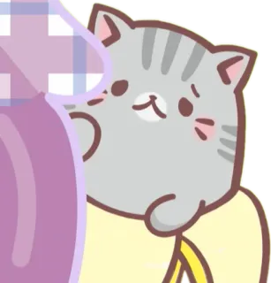🙈 고양이, 만화, 동물, 스티커 telegram sticker