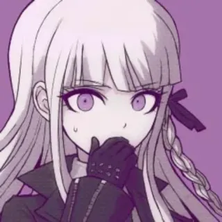 😳 Kyoko Kirigiri Danganronpa อนิเมะ, มังงะ, เคียวโกะ คิริกิริ, ดันกันรอนปะ, ผู้หญิง, นักสืบ telegram sticker