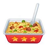 🎁 nouilles, nourriture, ramen, cuisine, repas whatsapp sticker