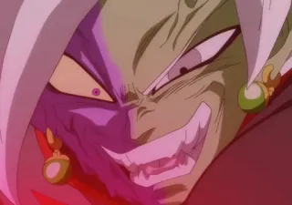 😡 Zamasu Dragon Ball Super Anime, Villano, Dragon Ball, Zamasu, Sonrisa malvada telegram sticker