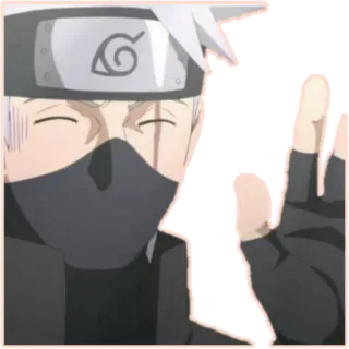 ✋ Kakashi Naruto 애니메이션, 만화, 닌자, 카카시, 나루토, 팬아트, 만화 telegram sticker