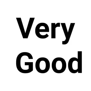 💬 Very Good très bien, positif, succès, succès whatsapp sticker