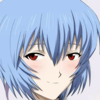 📓 Rei Ayanami Neon Genesis Evangelion Anime, Rei Ayanami, Evangelion, Manga, Charakter, Mädchen whatsapp sticker
