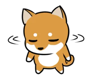 😒 Hund, Welpe, Shiba Inu, Tier, süß whatsapp sticker