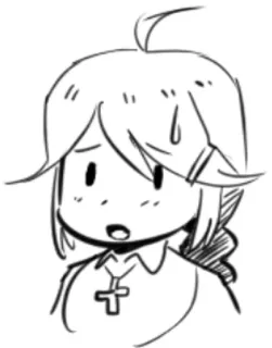 😯 Anime, Manga, Karakter, Ilustrasi, Kartun telegram sticker