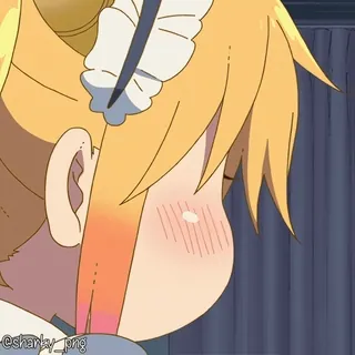 😏 Tohru Miss Kobayashi's Dragon Maid telegram sticker