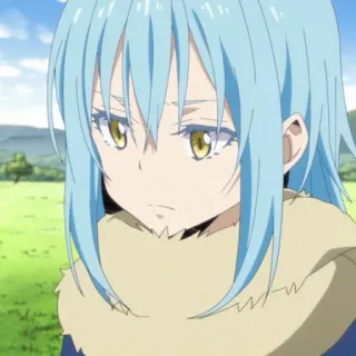 🦕 Rimuru Tempest That Time I Got Reincarnated as a Slime Anime, Rimuru, Tempest, Schleim, Fantasy whatsapp sticker