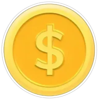 🪙 money, coin, dollar sign, currency, finance, wealth, economy telegram sticker