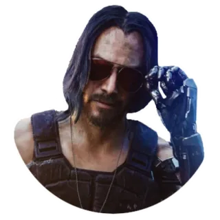 Keanu Reeves @Stickersey telegram stickers