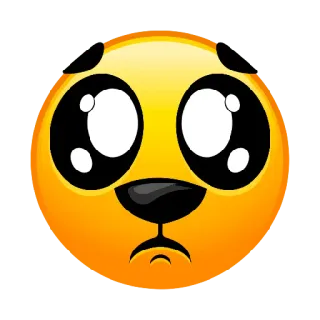 😀 Emoji, Triste, Lágrimas, Rosto, Expressão, Chorando, Amarelo whatsapp sticker