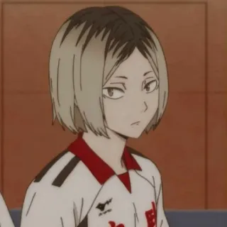 👀 Kenma Kozume Haikyuu!! Аниме, Манга, Haikyuu, Кенма Козуме, Персонаж, Анимированные telegram sticker