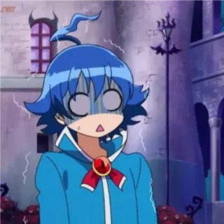 💙 Iruma Suzuki Welcome to Demon School! Iruma-kun anime, manga, Iruma, Suzuki, geschokt, demon whatsapp sticker