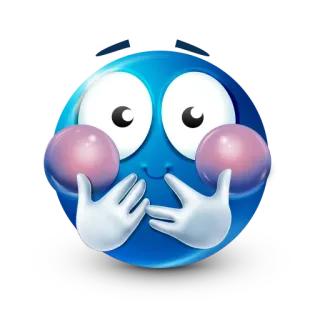 🥰 Emoji, Dibujos animados, Lindo, Personaje, Arte digital, Sticker whatsapp sticker