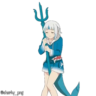 🥵 Gawr Gura Hololive whatsapp sticker