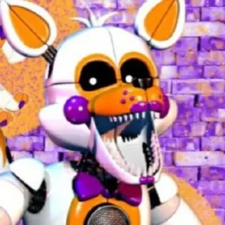 🌟 Lolbit Five Nights at Freddy's Lolbit, FNAF, Five Nights at Freddy's, Animatrónico, Videojuego, Juego de terror telegram sticker