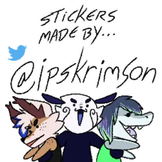 Jackie & Tucker telegram stickers
