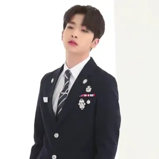 🥀 ผู้ชาย, สูท, เนคไท, ภาพเหมือน, เกาหลี, หล่อ telegram sticker