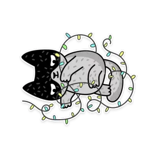 BatCat_@aniwhart telegram stickers