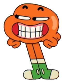 😬 Darwin Watterson The Amazing World of Gumball Dessin animé, Poisson, Orange, Animation, Darwin, Gumball, Le Monde Incroyable de Gumball telegram sticker