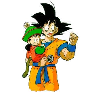 👋 Goku Dragon Ball Z Goku, Dragon Ball Z, Anime, Dessin animé, Combat, Famille, Son Gohan telegram sticker