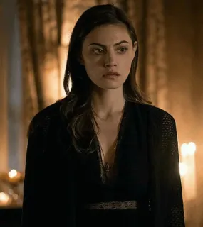 ✨ Hayley Marshall The Originals hayley marshall, the originals, wanita, berambut cokelat telegram sticker