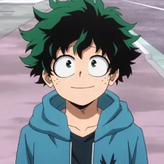 🥦 Izuku Midoriya My Hero Academia anime, my hero academia, izuku midoriya, deku, hero, mha telegram sticker