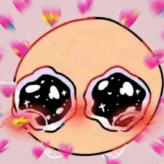💖 biểu tượng cảm xúc, tình yêu, trái tim, dễ thương, đỏ mặt telegram sticker
