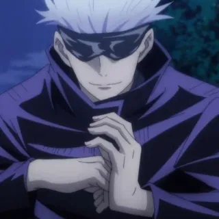 🥡 Gojo Satoru Jujutsu Kaisen anime, gojo satoru, jujutsu kaisen, character telegram sticker