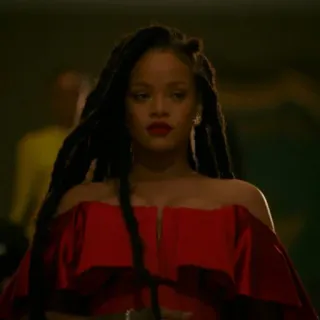 〰 Rihanna Рианна, певица, женщина, знаменитость whatsapp sticker