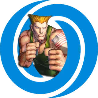 😚 Guile Street Fighter Jeu vidéo, Jeu de combat, Guile, Street Fighter, Américain, Soldat, Combattant telegram sticker