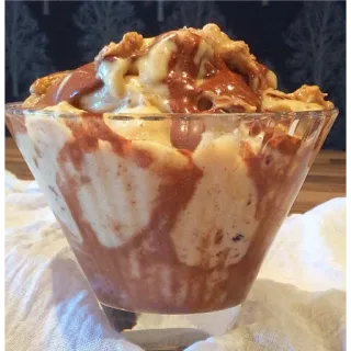 🙂 ice cream, dessert, sweet, food, bowl telegram sticker