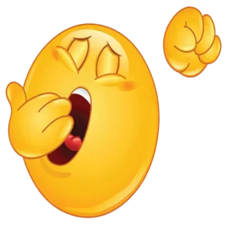 🥱 Emoji, Bostezo, Somnoliento, Agotado, Cansado telegram sticker