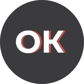 👌 OK ок, согласен, одобрение, да telegram sticker