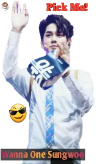 😁 Pick Me! kpop, cantante, musica, idol, boy band whatsapp sticker