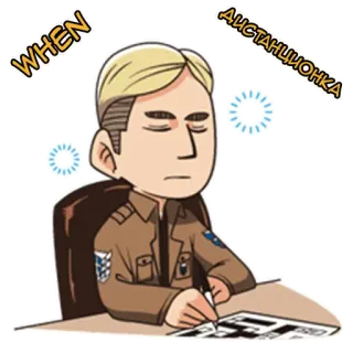 Атака Титанов @nyasticks telegram stickers