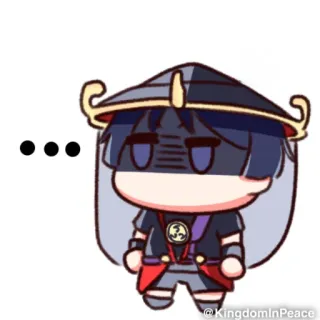 🧬 Scaramouche Genshin Impact Anime, Chibi, Videogame, Genshin Impact, Scaramouche, Personaggio telegram sticker