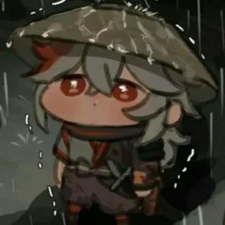😕 Kaedehara Kazuha Genshin Impact Anime, Jeu, Genshin Impact, Kaedehara Kazuha, Sticker, Personnage telegram sticker