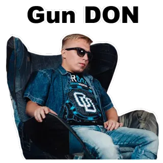 😐 Gun|DON whatsapp sticker