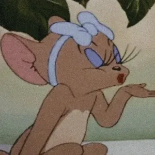 🌂 Jerry Tom and Jerry cartoon, muis, personage, tv serie, animatie whatsapp sticker