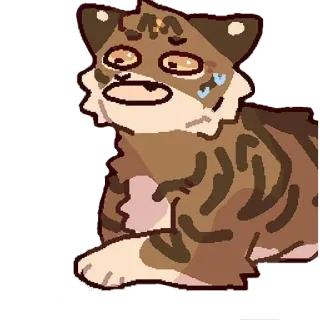 😨 猫, 小猫, 动物, 可爱, 卡通, 宠物, 表情包 telegram sticker