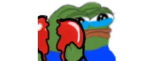 💔 Pepe the Frog pepe, sapo, triste, chorando, meme telegram sticker