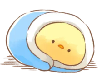 🤩 pollito, pájaro, lindo, animal, amarillo, pollito bebé whatsapp sticker