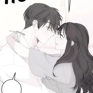 🍢 Manhwa, Anime, Romantyczny, Para, Przytulanie, Miłość telegram sticker