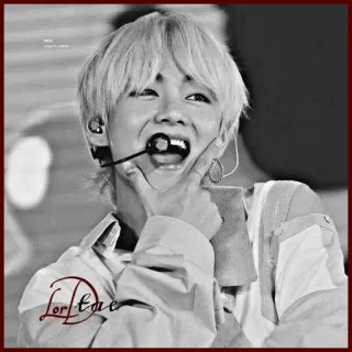 🏹 LorTae kpop, taehyung, v, bts, chanteur coréen, idol telegram sticker
