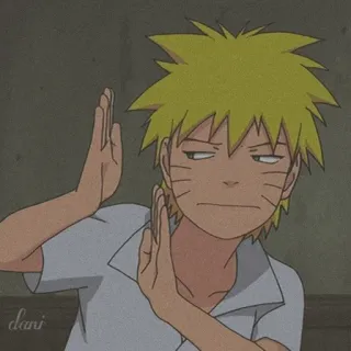 💛 Naruto Uzumaki Naruto Аниме, Мультфильм, Ниндзя, Персонаж, Поза telegram sticker
