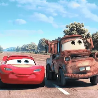 😠 Lightning McQueen Cars dessin animé, voitures, film, disney, pixar, animation telegram sticker