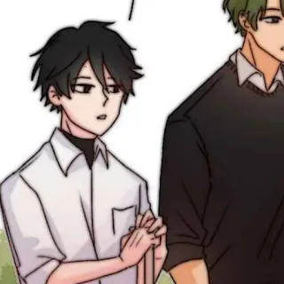 🐈‍⬛️ Anime, Manga, Charakter, Illustration whatsapp sticker