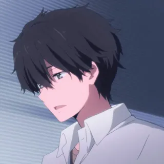 🕊 Anime, Chłopak, Portret, Manga, Postać telegram sticker