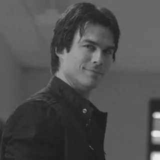 ▪️ Damon Salvatore The Vampire Diaries Wampir, Serial TV, Nadprzyrodzone, Dramat, Ian Somerhalder telegram sticker